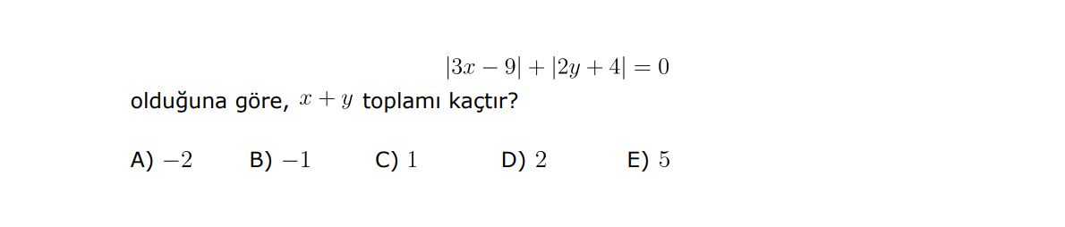 Soru 1