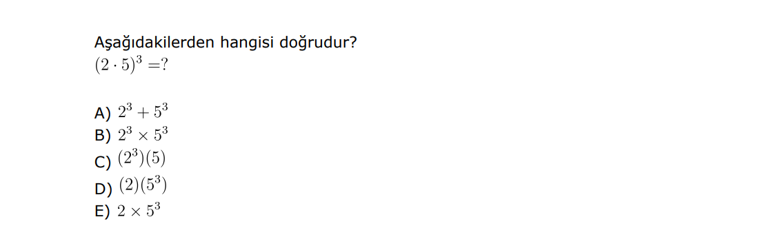 Soru 1