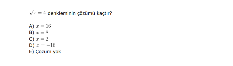 Soru 4