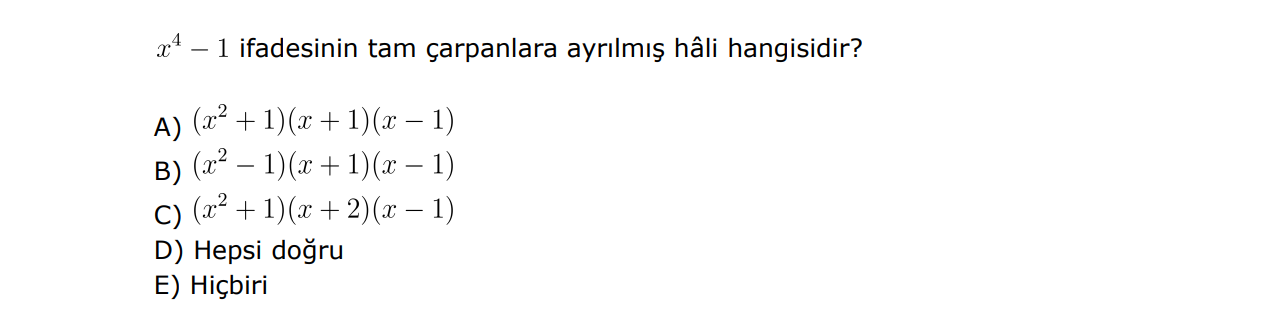 Soru 3