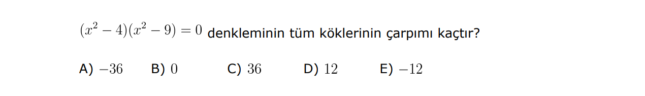 Soru 1