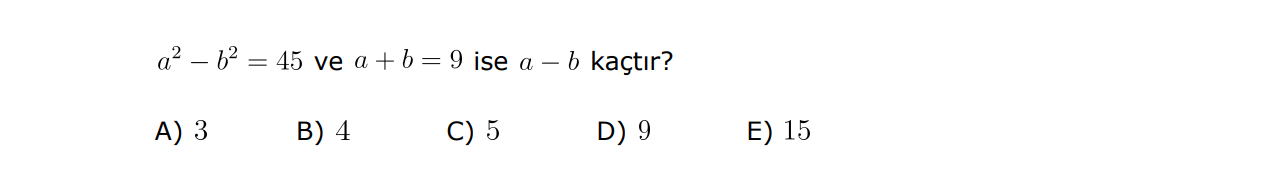 Soru 5