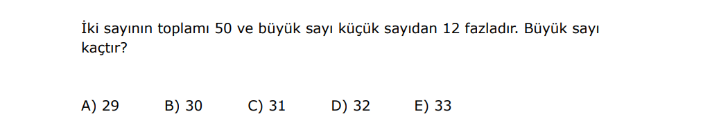 Soru 1