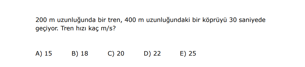 Soru 1