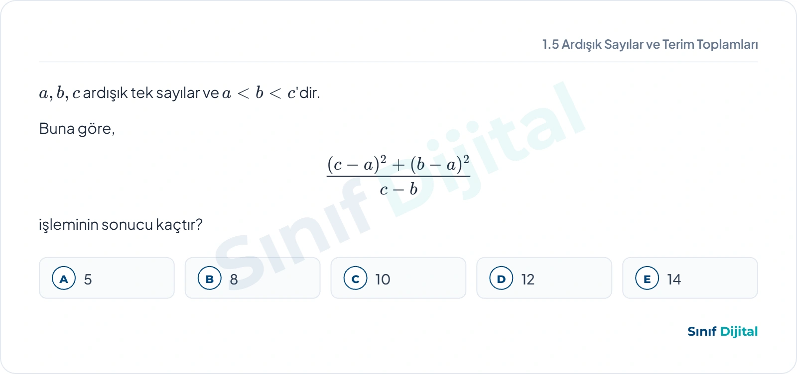 Soru 1