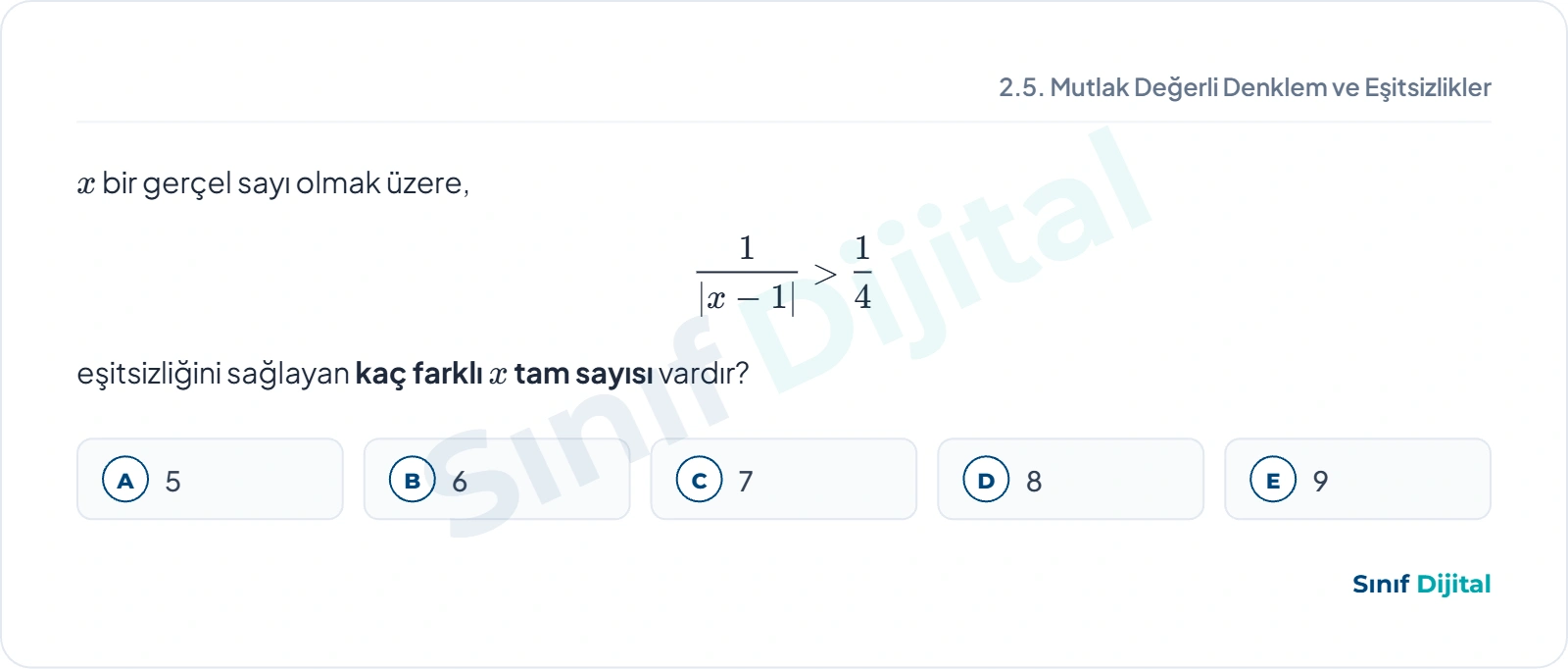 Soru 5