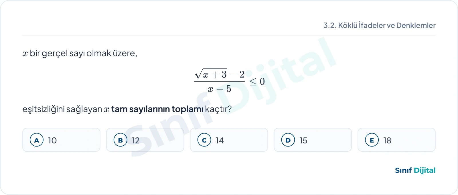 Soru 1
