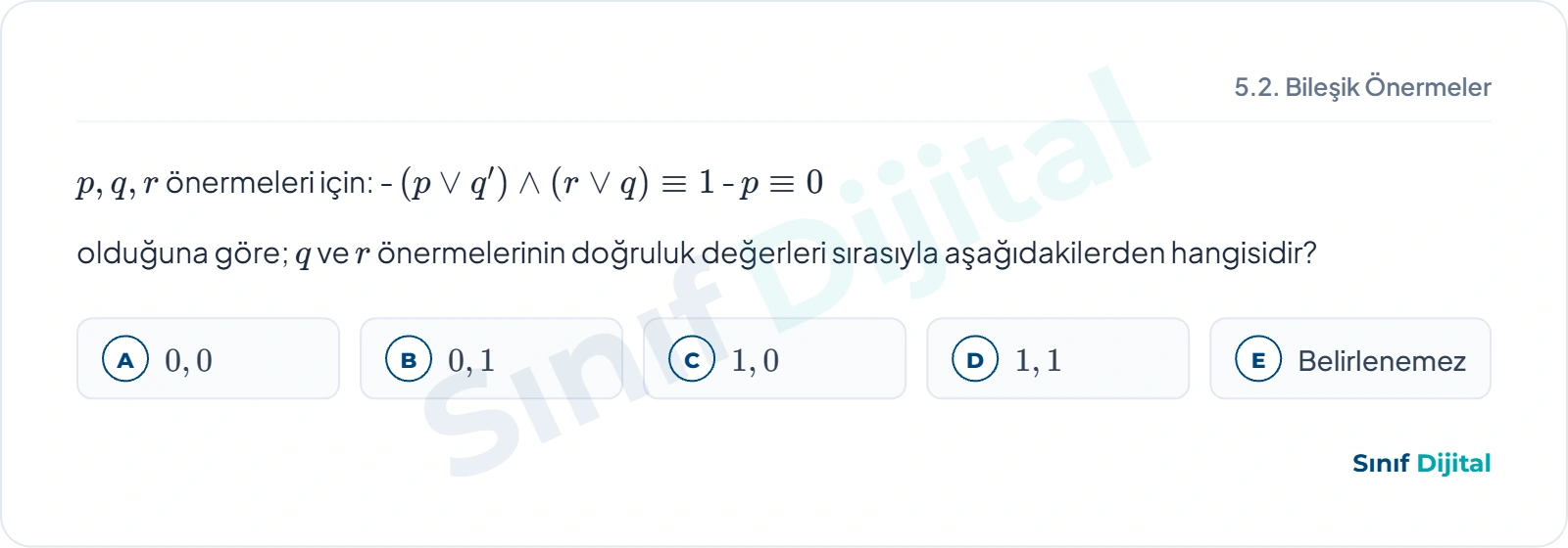 Soru 1