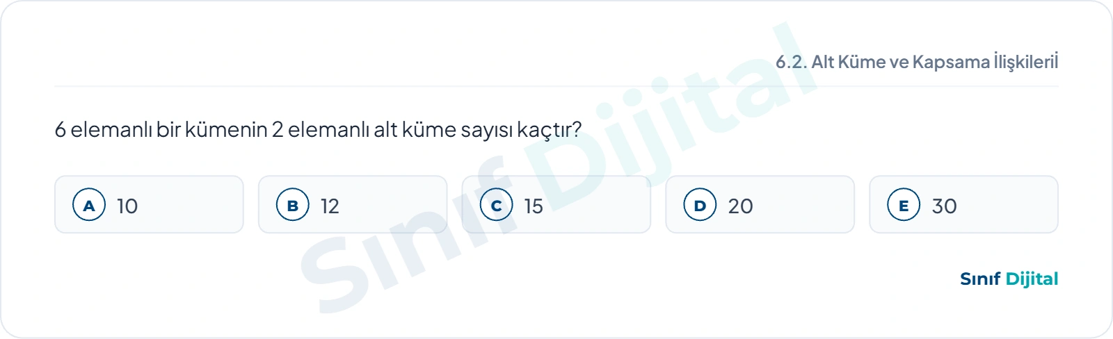 Soru 1