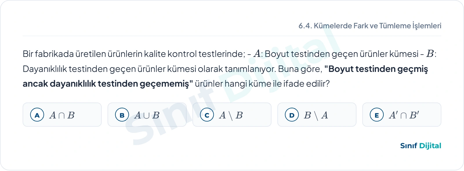 Soru 5