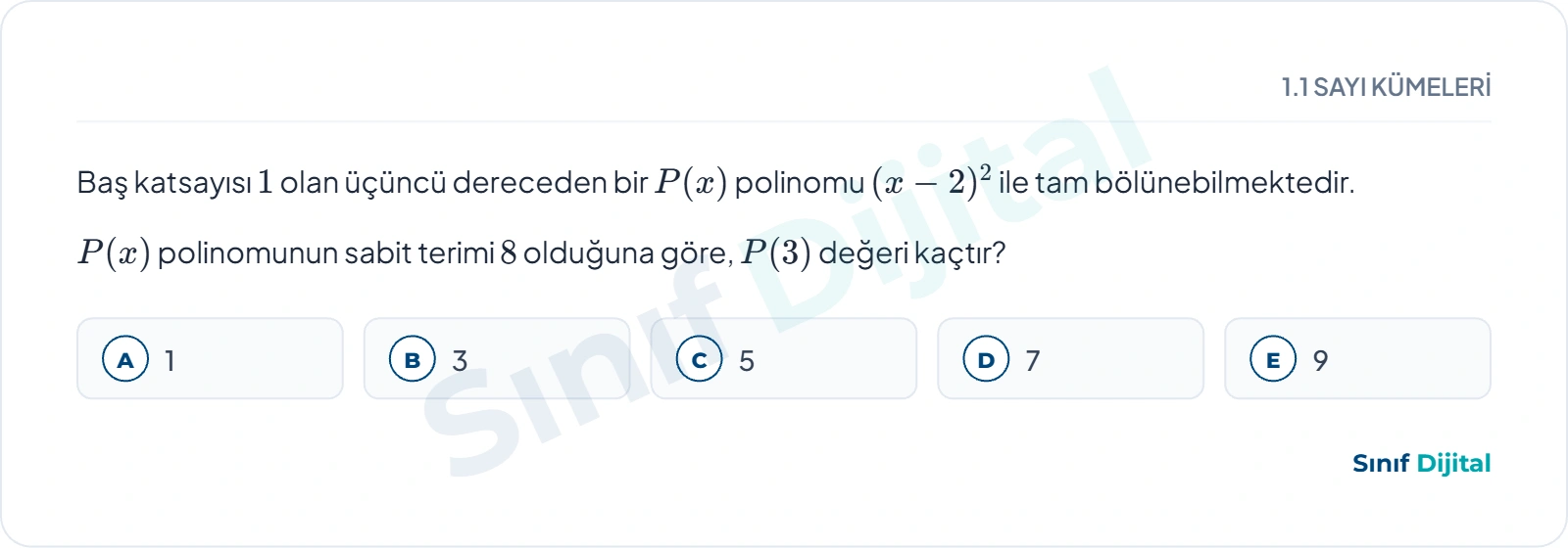Soru 1