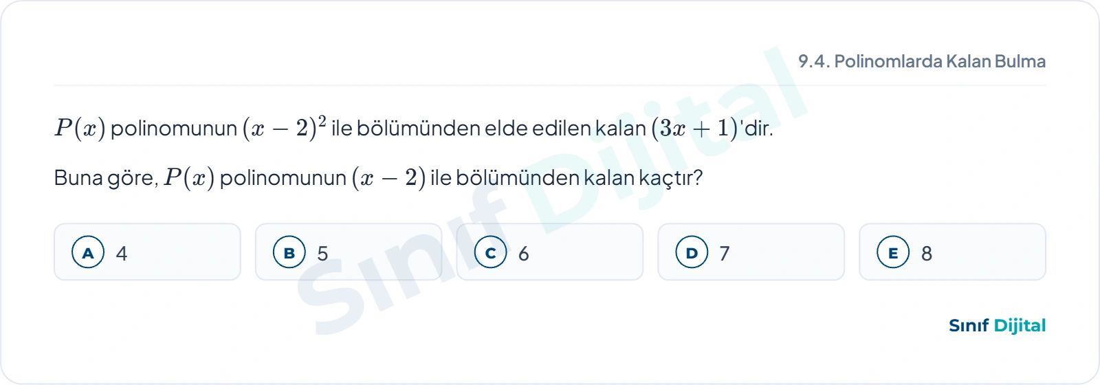 Soru 4