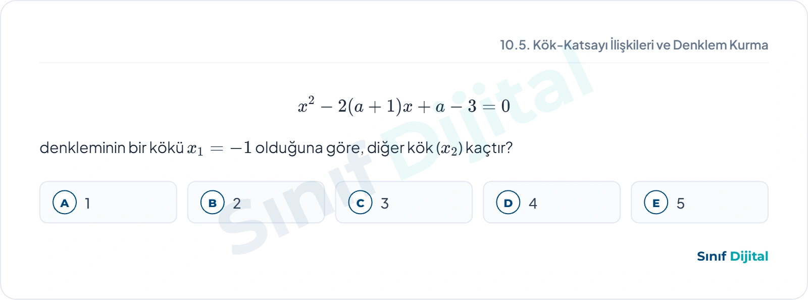 Soru 1