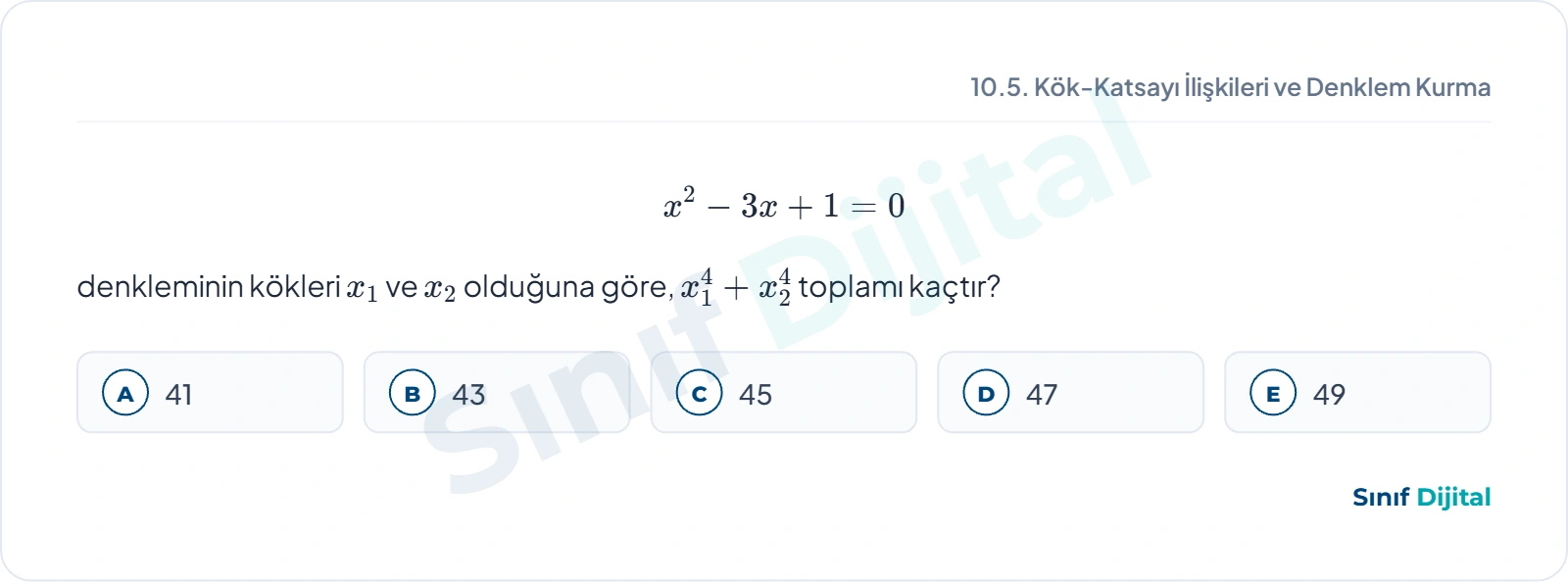 Soru 5